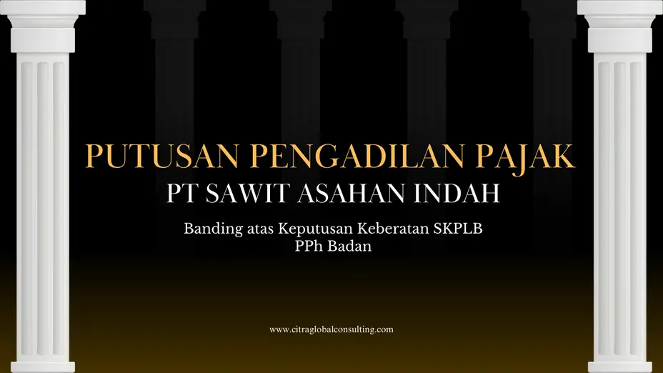 Putusan Banding PT Sawit Asahan Indah