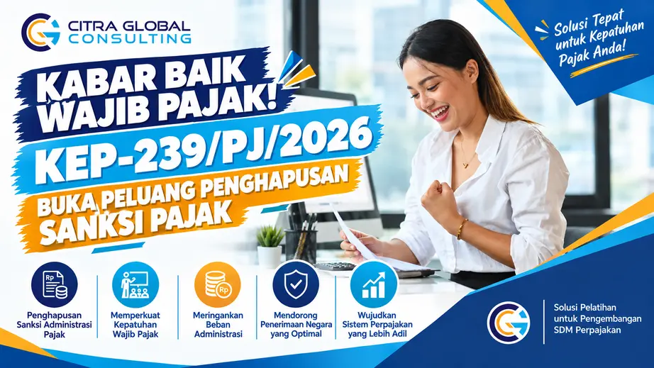 Kabar Baik Wajib Pajak KEP-239/PJ/2026, Peluang Penghapusan Sanksi Pajak – Citra Global Consulting