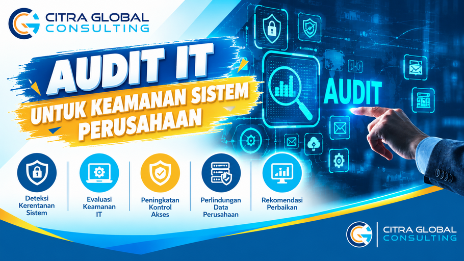 Ilustrasi Audit IT untuk Keamanan Sistem Perusahaan