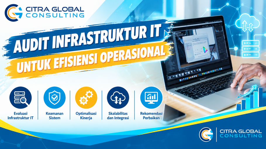 Ilustrasi Audit Infrastruktur IT untuk Efisiensi Operasional