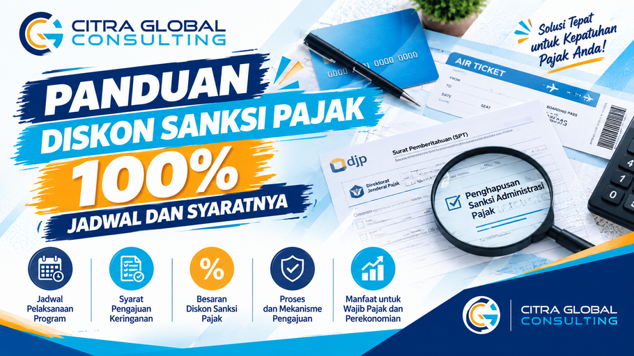 Panduan Diskon Sanksi Pajak 100% Jadwal dan Syaratnya – Citra Global Consulting