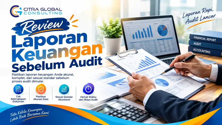 review laporan keuangan audit